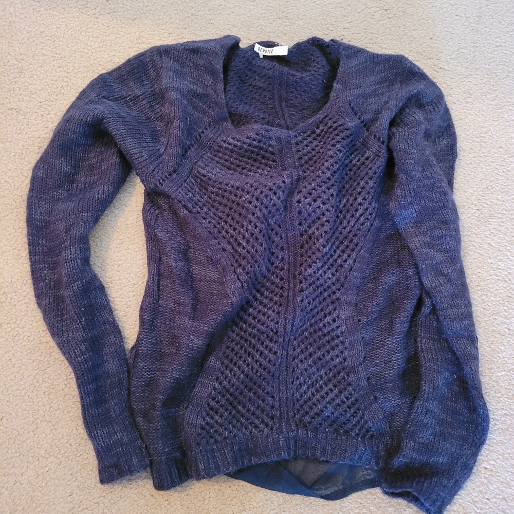 Navy women's sweater